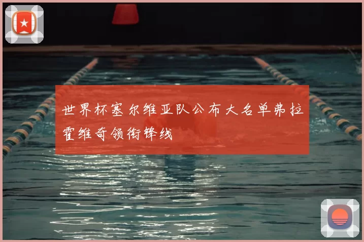 世界杯塞尔维亚队公布大名单弗拉霍维奇领衔锋线